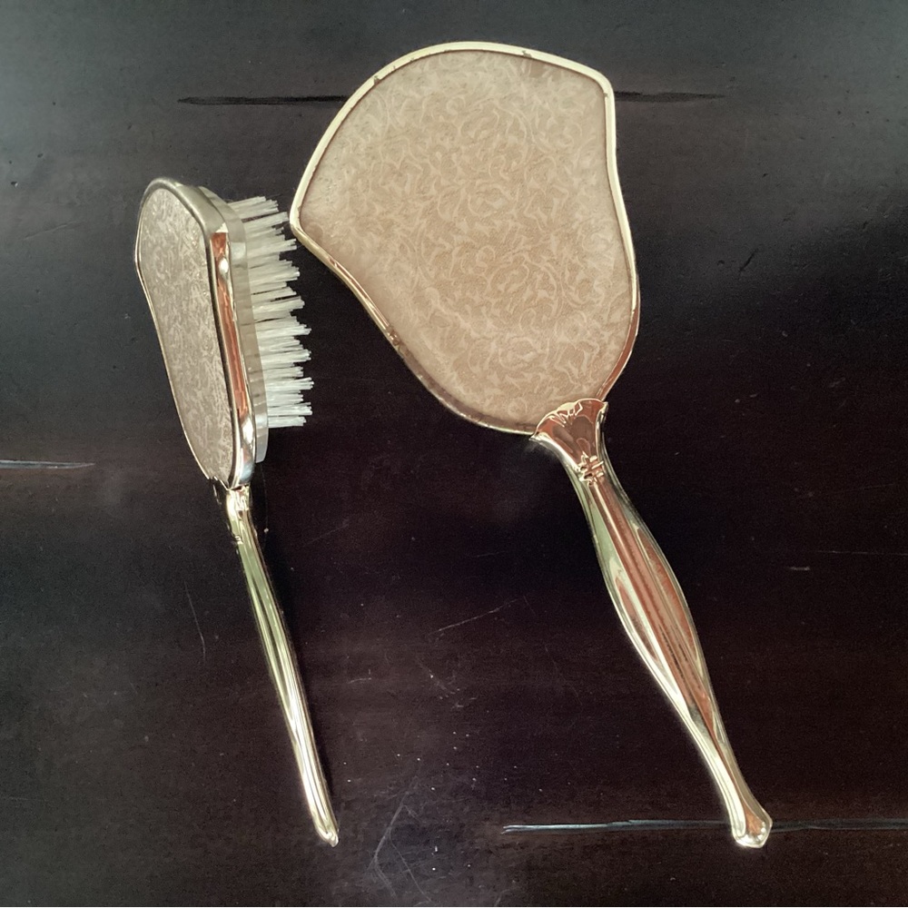Vintage Gold Vanity Set